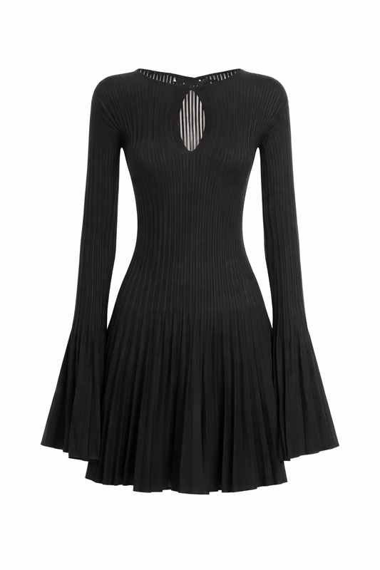 Eva- Vestido mini "Noir Muse"