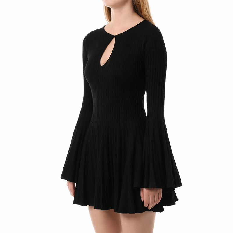 Eva- Vestido mini "Noir Muse"