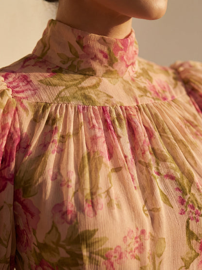 Rosario - Vestido Floral Elegante