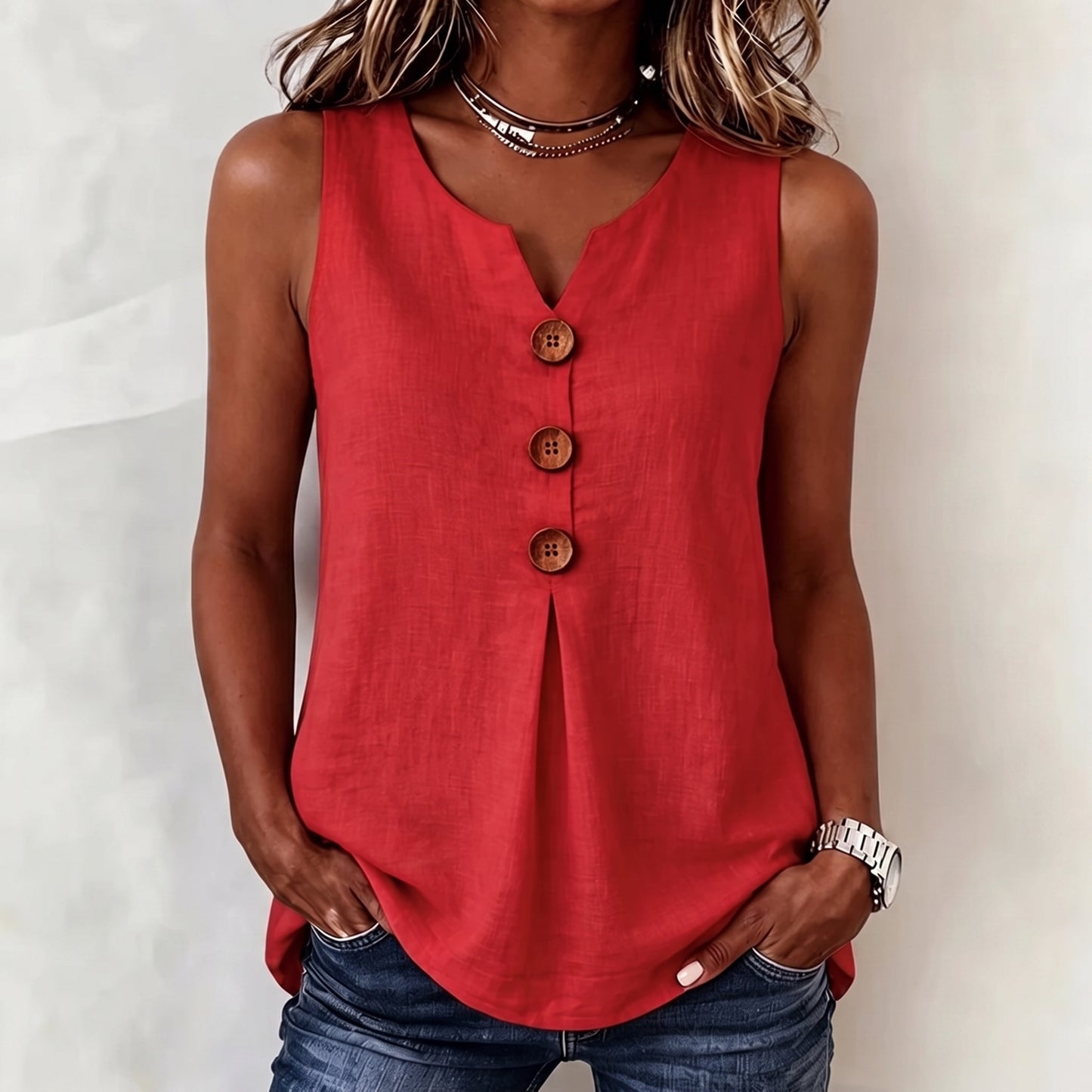 Clara - Blusa sin mangas