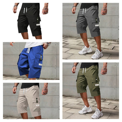 Jose - Pantalones cortos con cordón y bolsillos