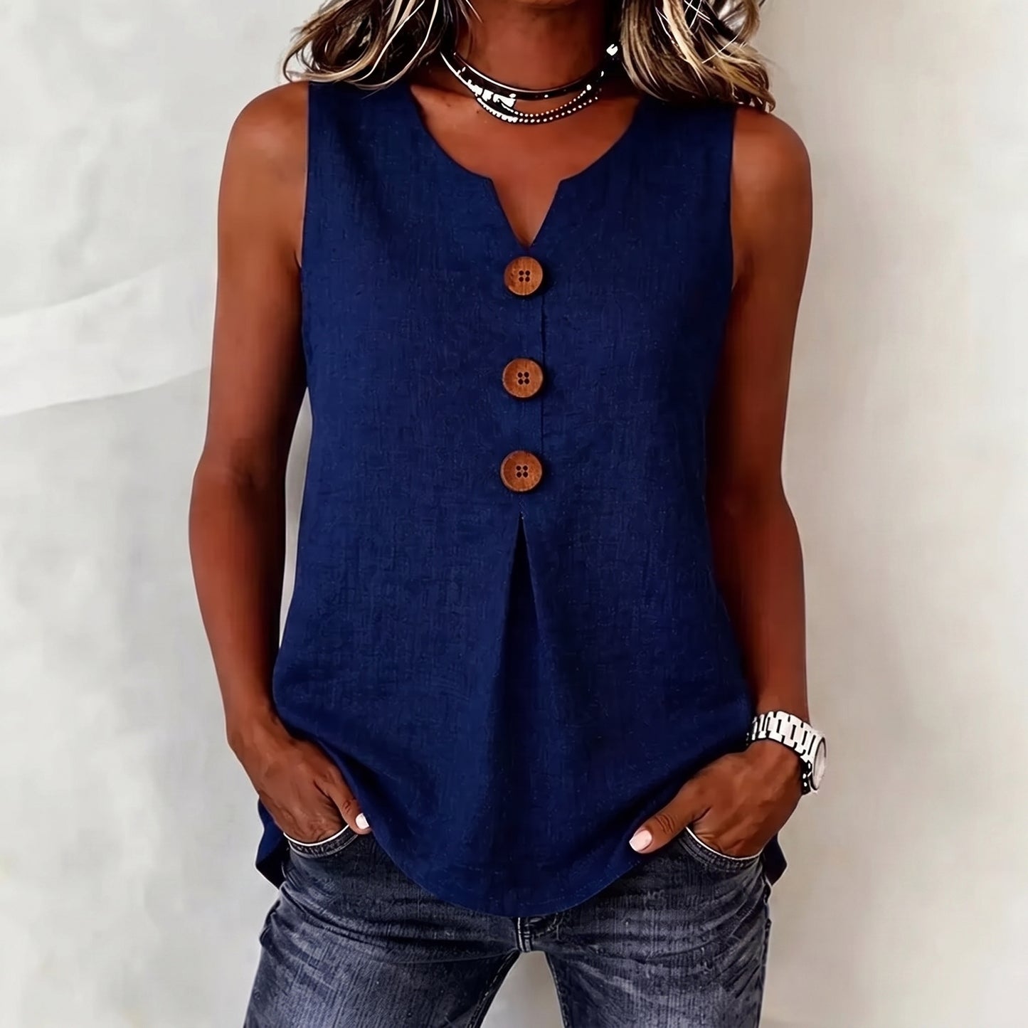 Clara - Blusa sin mangas