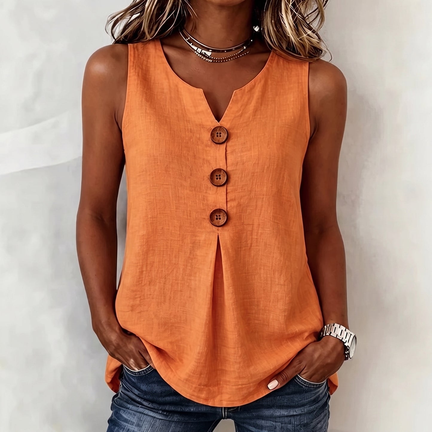 Clara - Blusa sin mangas