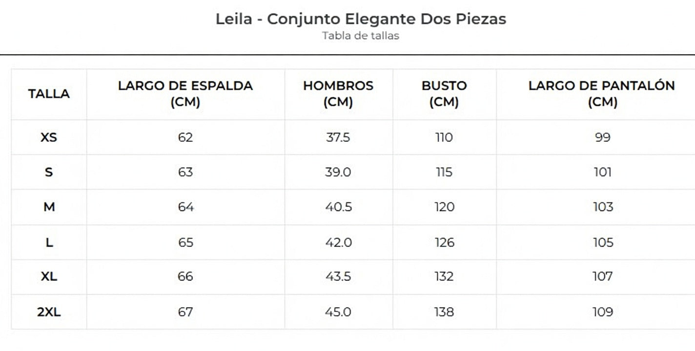 Lana - Conjunto Elegante Dos Piezas