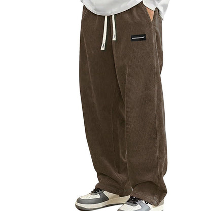 David- Pantalones de hombre con corte holgado